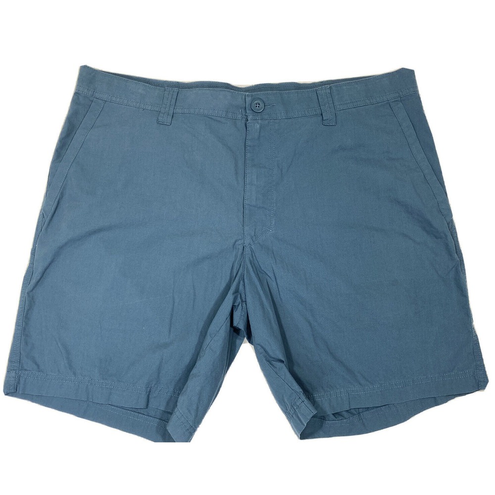 Columbia Utility Hiking Shorts Mens 40 Blue Cotton 8 Inch Outdoor Gorpcore